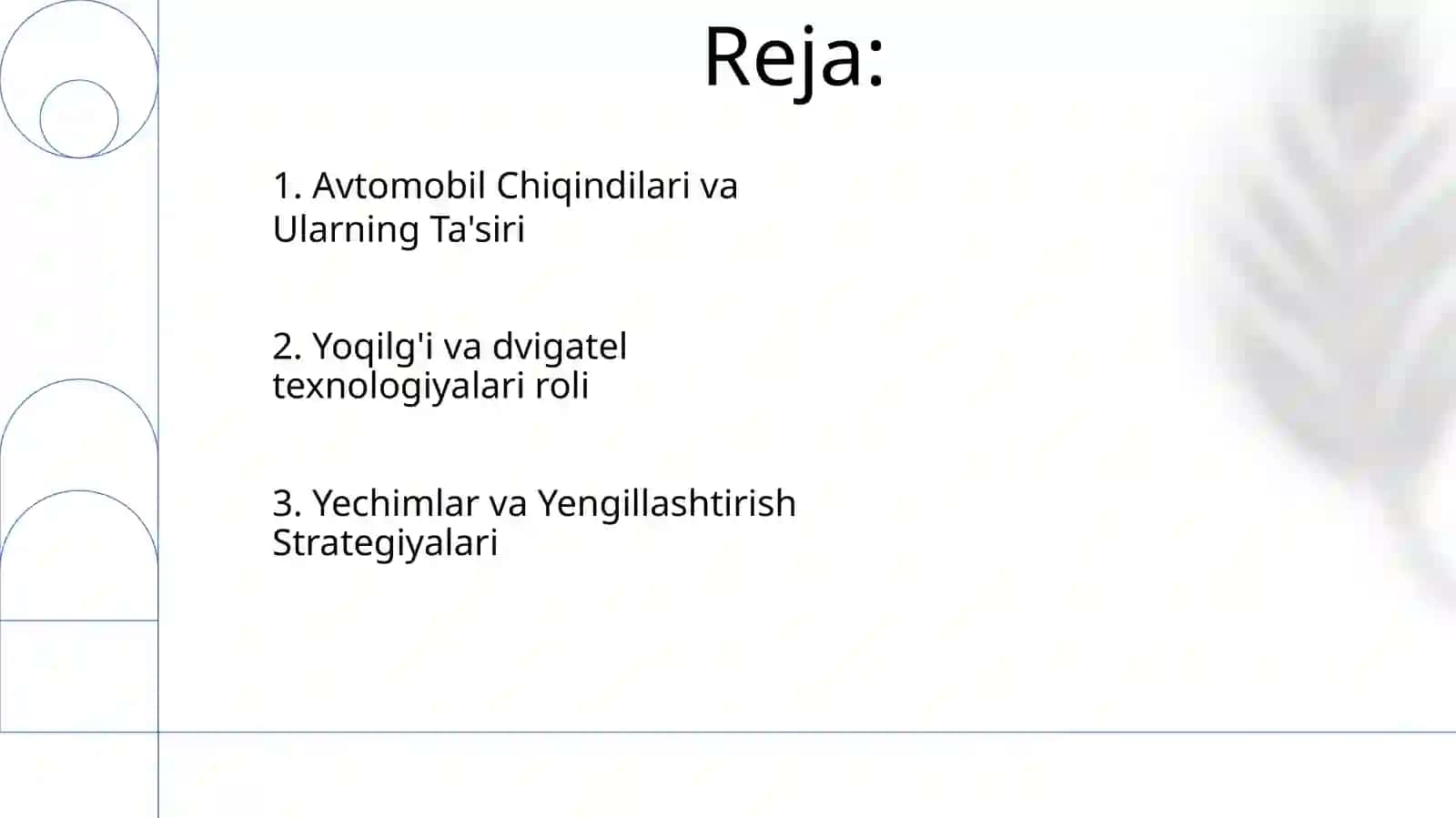 Avtomobillar atrof-muhitni ifloslovchi manba sifatida 2