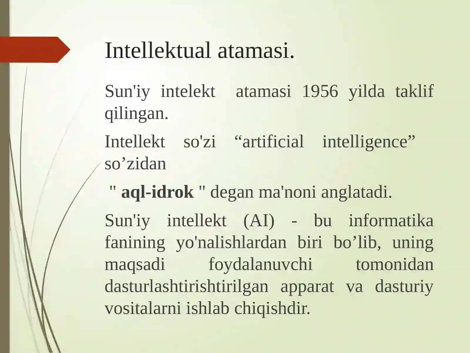 Intellektualtizimlari 2