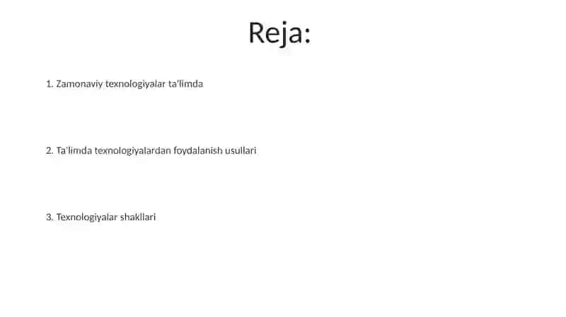 Texnologiya taʼlimining shakl va metodlari 2