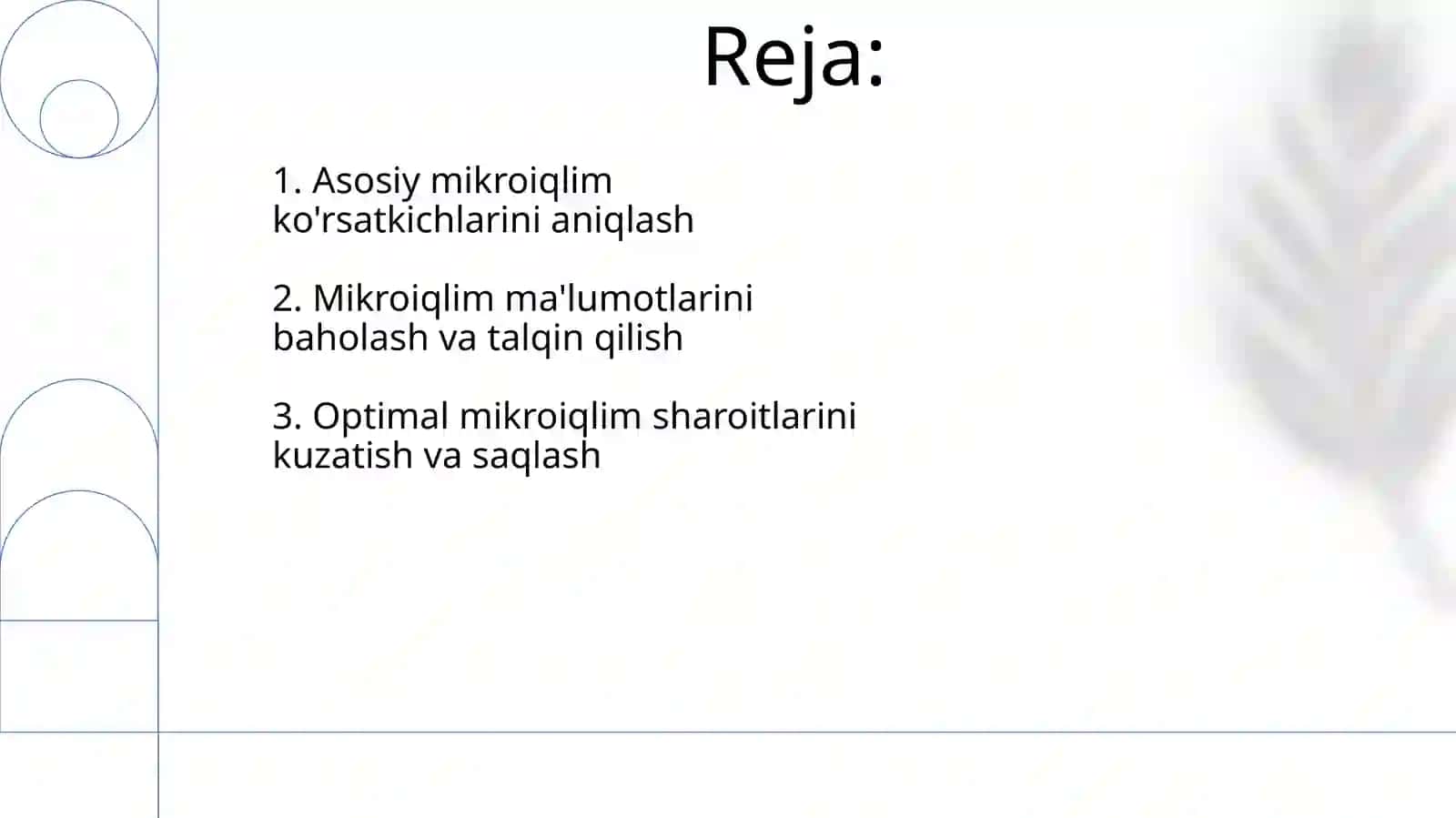 Xonalar Mikro Iqlim KoʻRsatkichlarini Tekshirish 2