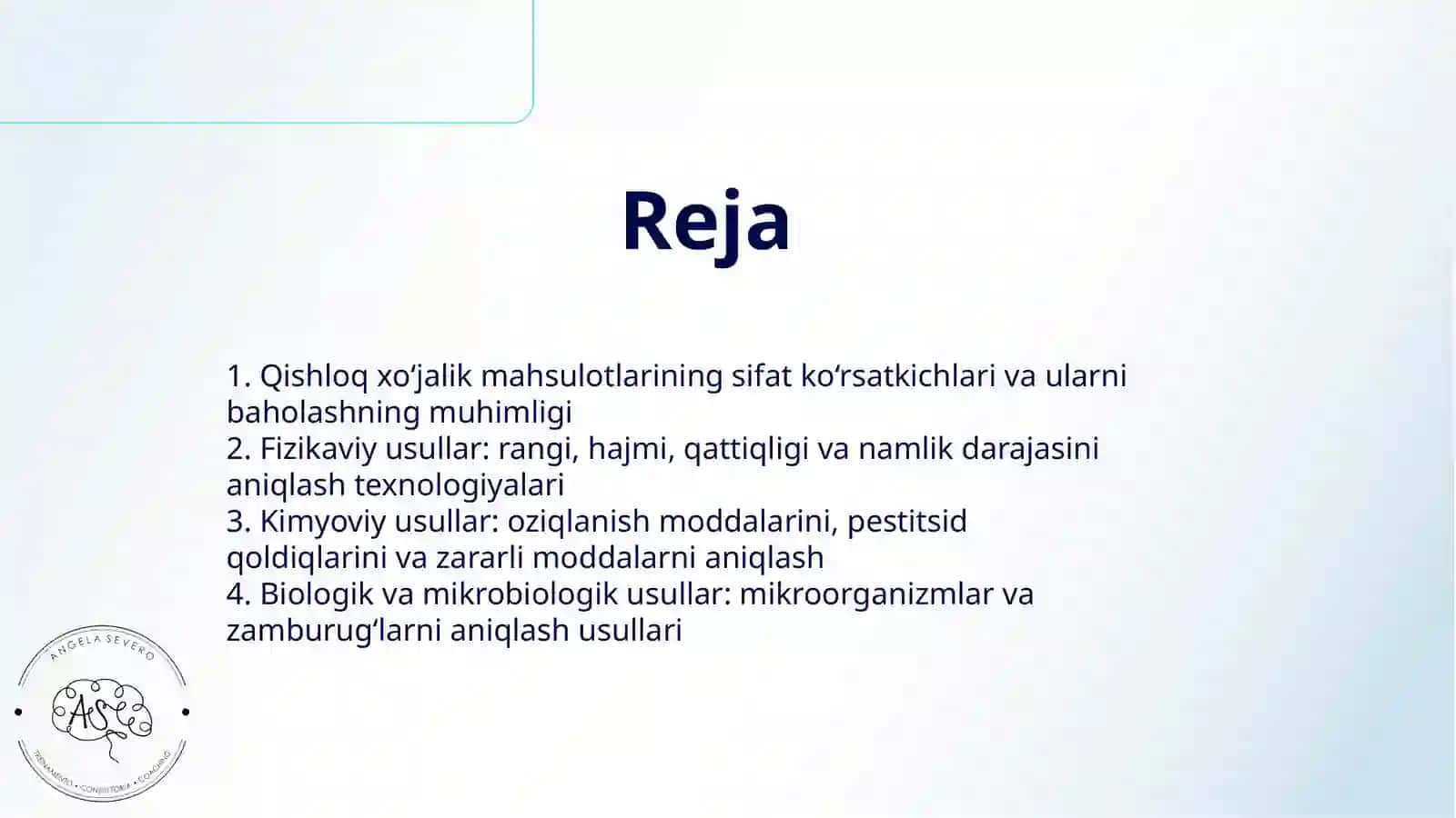 QISHLOQ XO‘JALIK MAHSULOTLARI SIFATINI ANIQLASHNING ASOSIY USULLARI 2