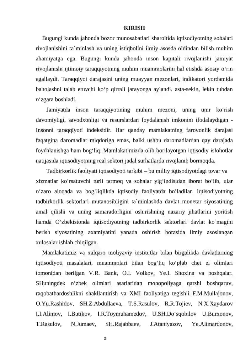 Monopoliyaga qarshi kurash va uni davlat tomonidan tartibga solinishi 2