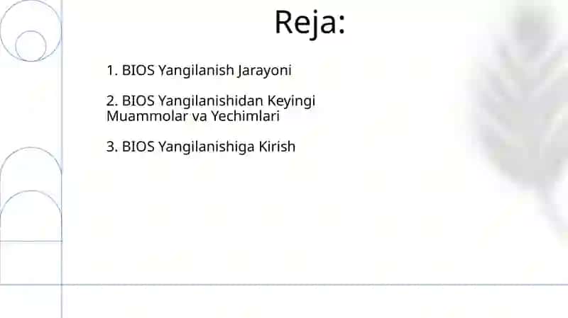 BIOS ni yangilash 2