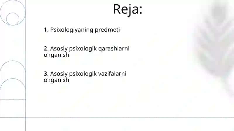 Psixologiya fanining predmeti va asosiy vazifalari 2