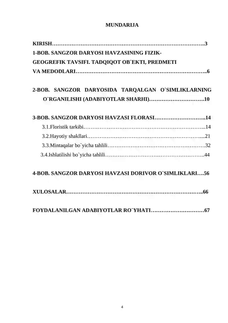 Sangzor daryosi havzasi dorivor o`simliklari 2