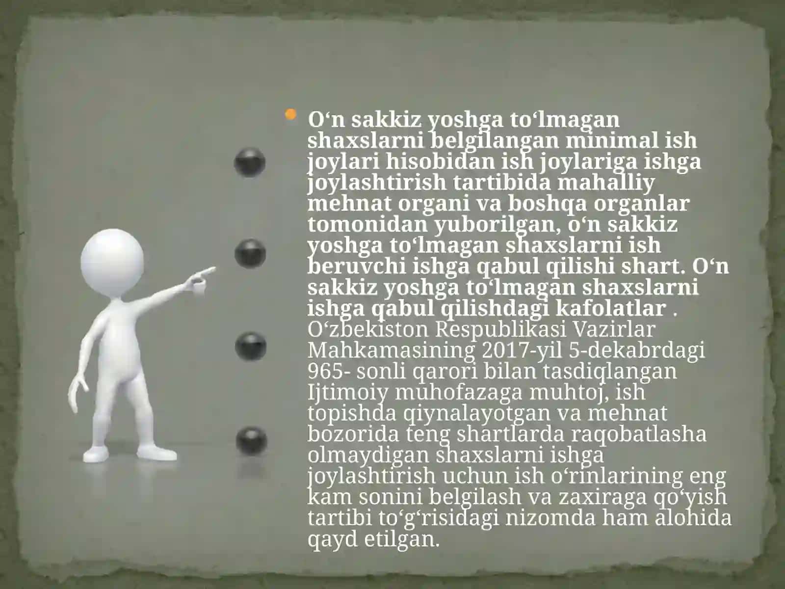 YOSHLAR UCHUN QO‘SHIMCHA KAFOLATLAR 2