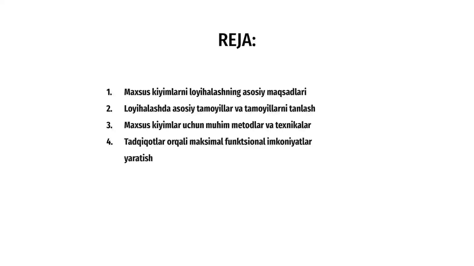Maxsus kiyimlarni loyihalash tadqiqotlari, tamoyillari va metodlari 2