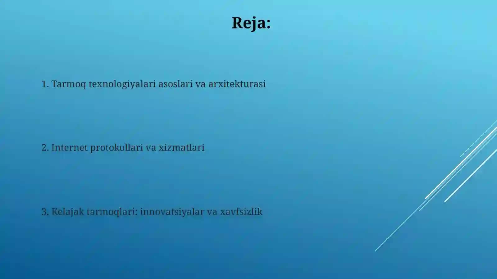 Tarmoqlitexnologiyalarvainternetxizmatlari 2