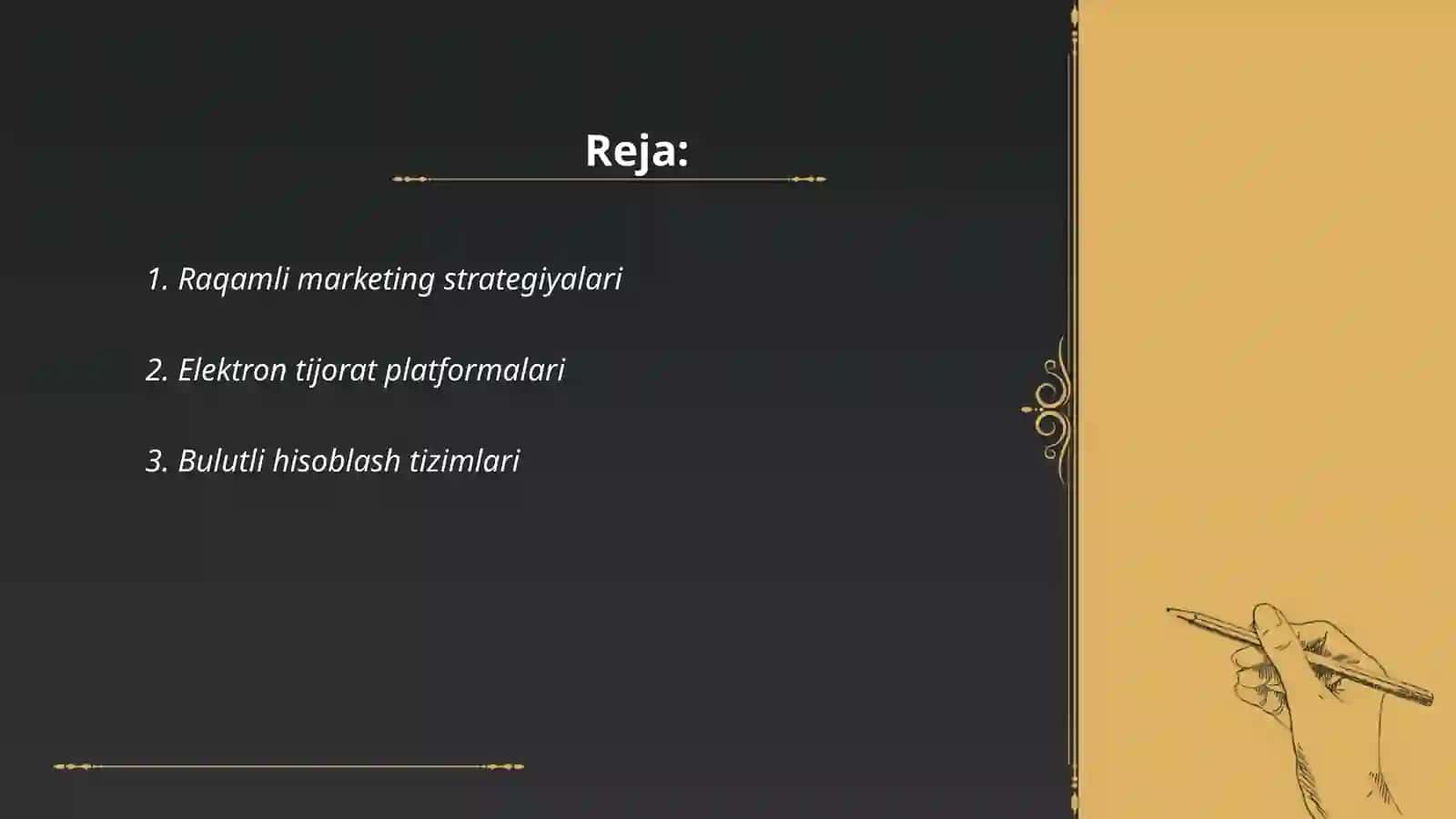 Raqamli marketing strategiyalari 2