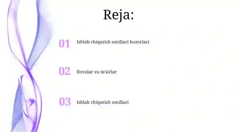 Ishlab chiqarish omillari 2