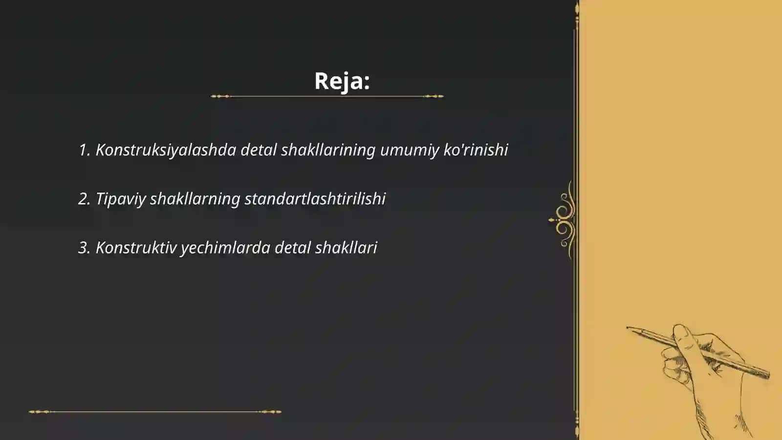 Konstruksiyalashda detallarning tipaviy shaklini ajratish 2