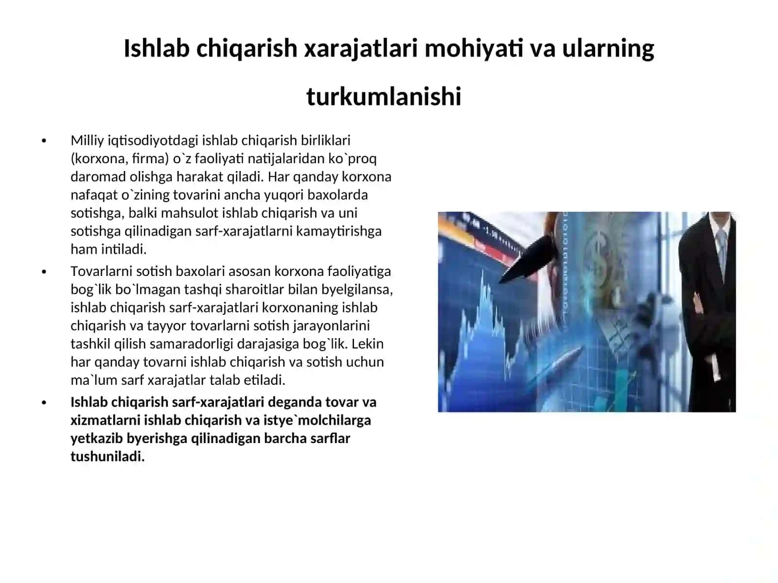 KORXONA FOYDASINING TAQSIMLANISHI VA ISHLATILISHI 2