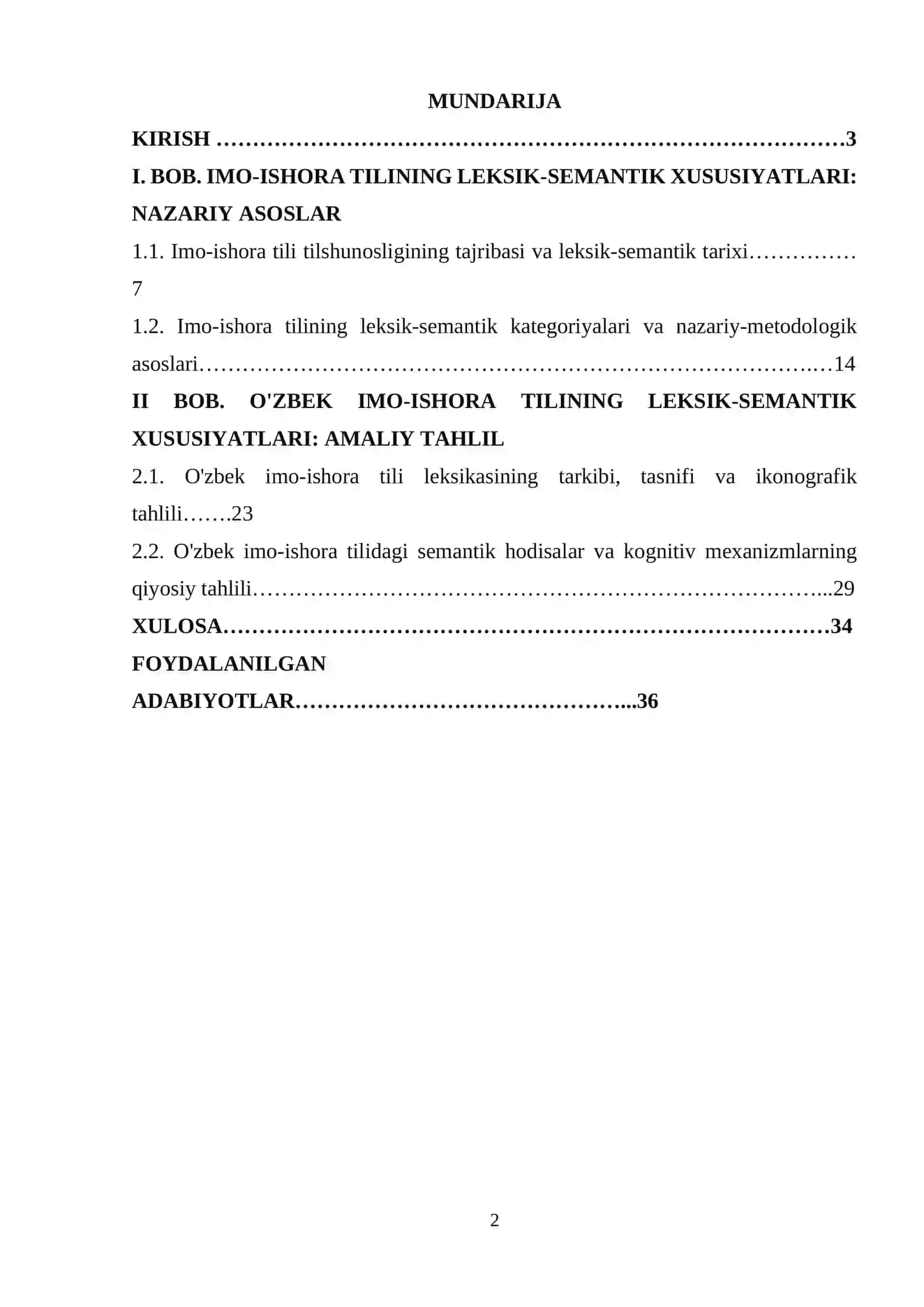 O'zbek IMO-ishora tilining leksik-semantik xususiyatlari 2
