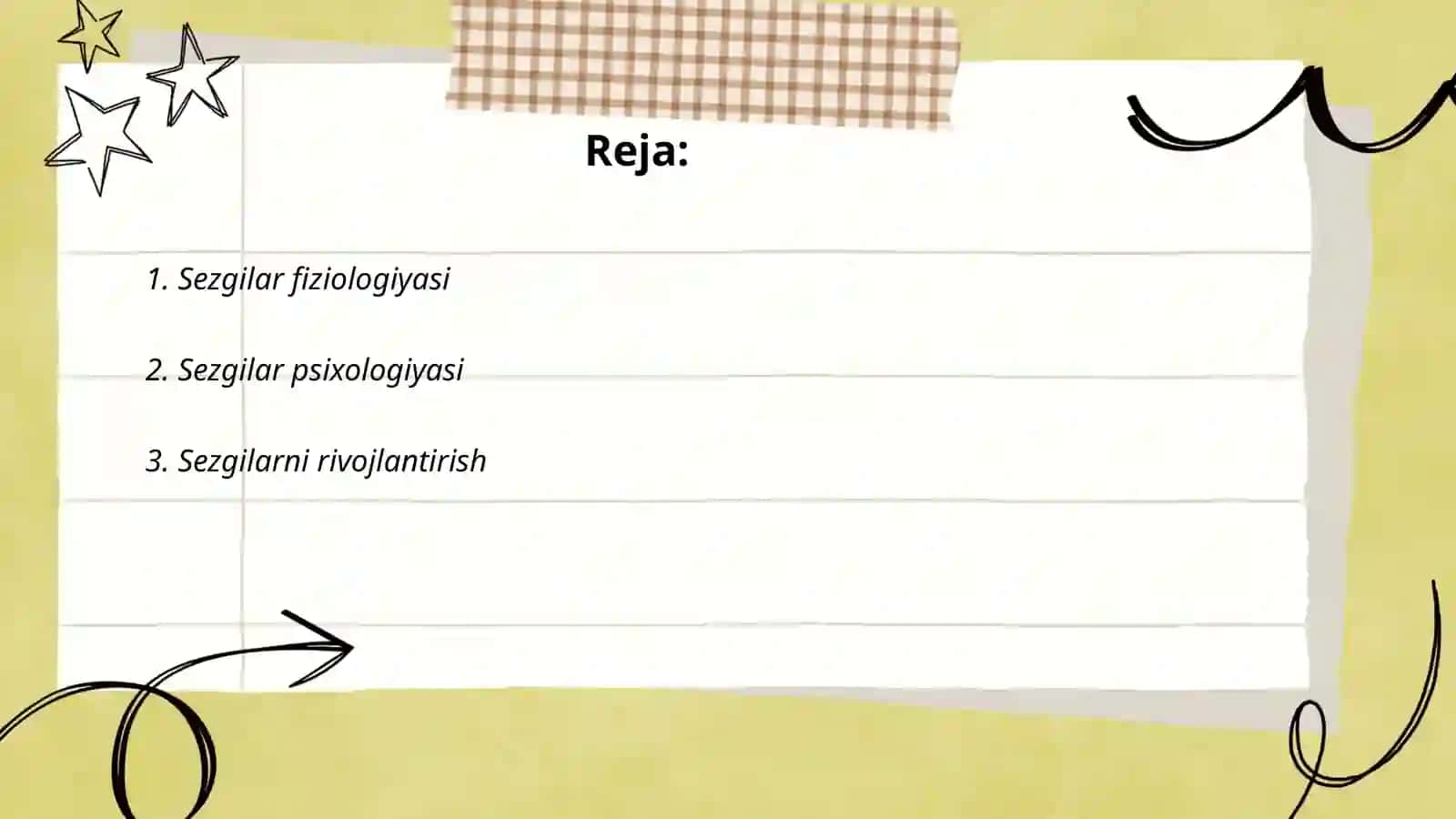 Sezgilar fiziologiyasi 2