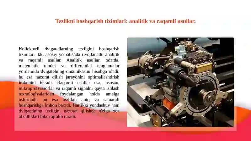 Kollektorli dvigatellarning tezligini rostlash usullari. 2