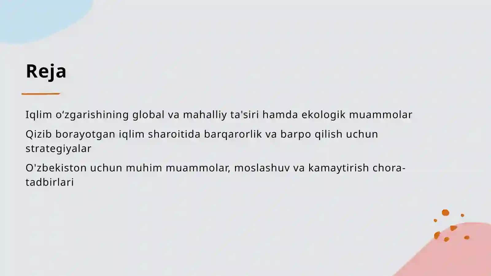 Iqlim oʻzgarishi muammolari 2