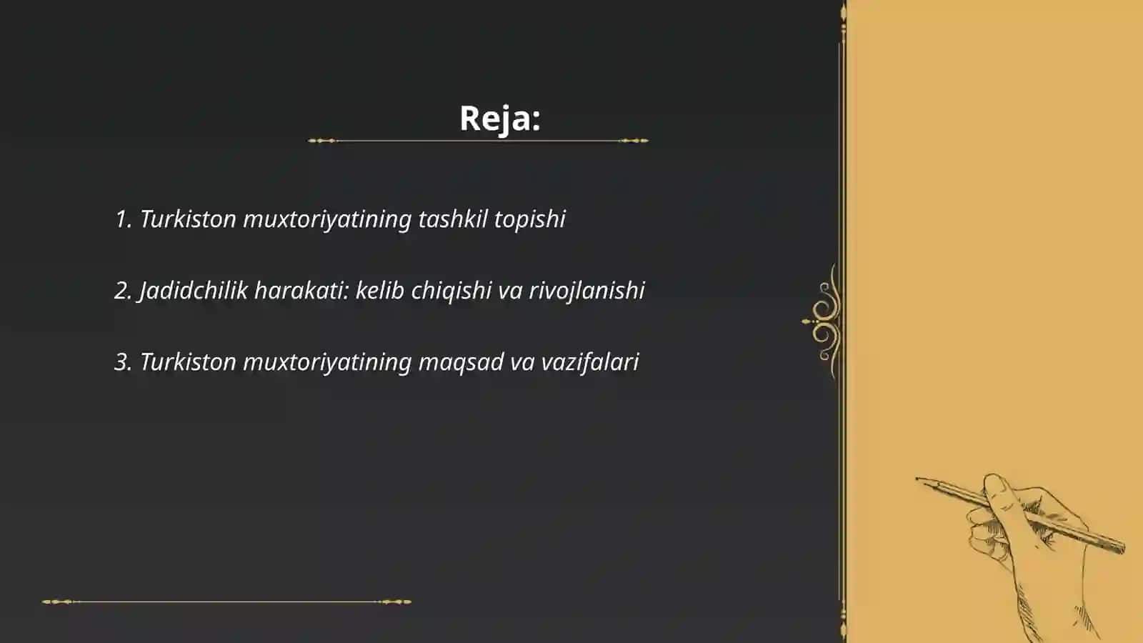 Turkiston muxtoriyati va jadidlar 2