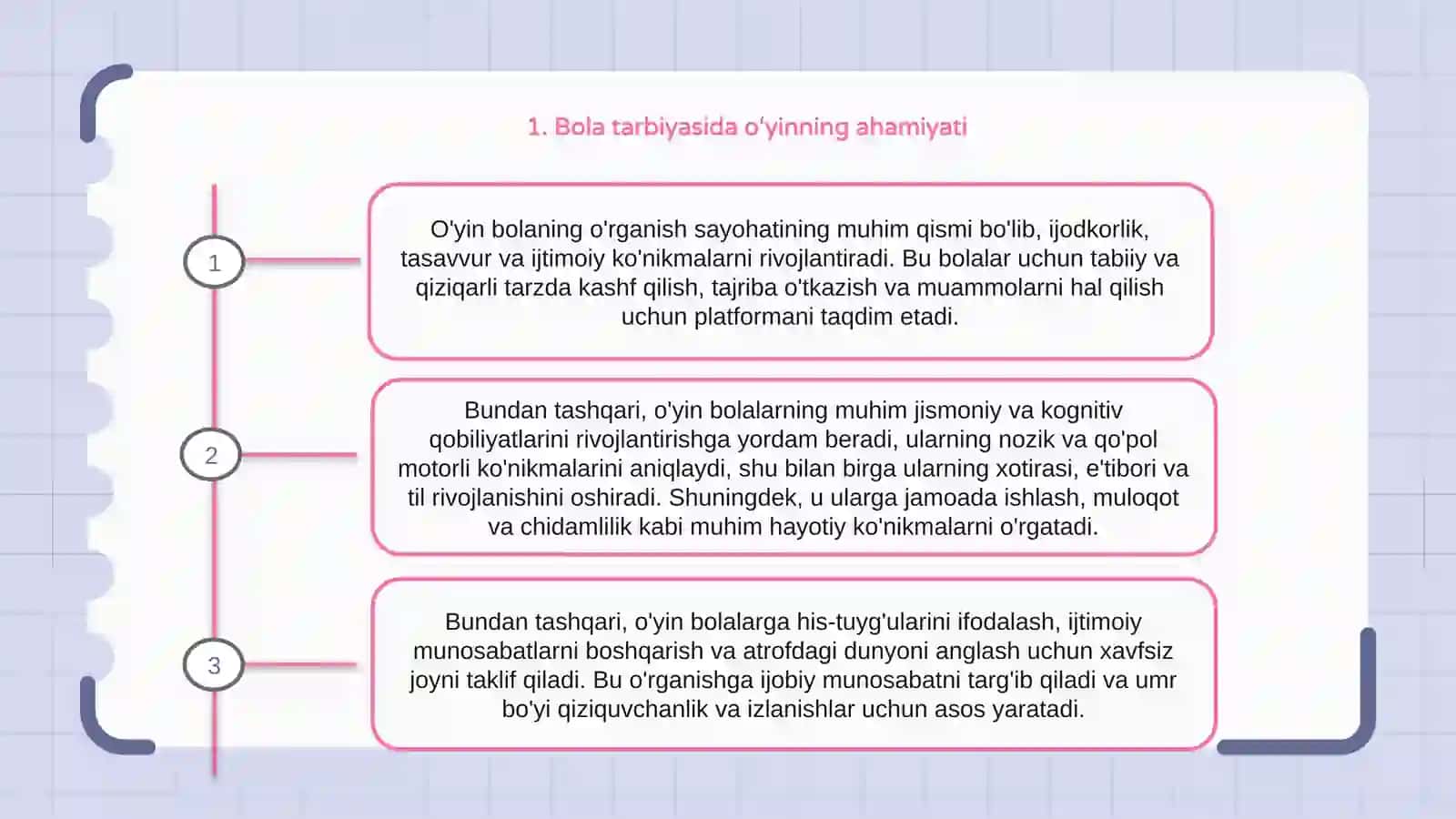O'yin bola tarbiyasining muhim vositasi 2