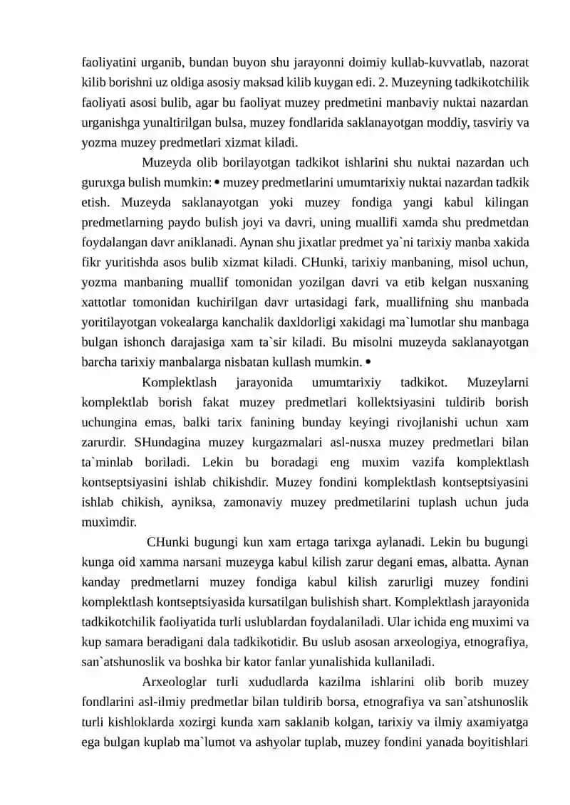 Muzeylarning asosiy ijtimoiy funksiyalari 2