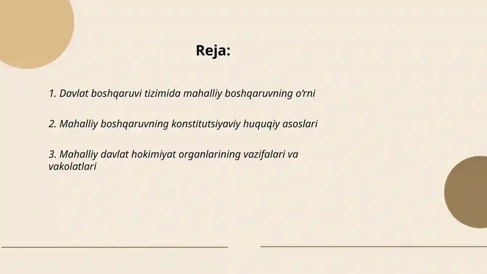Mahalliy boshqaruvni tashkil etishning kanututsiyaviy asoslari 2
