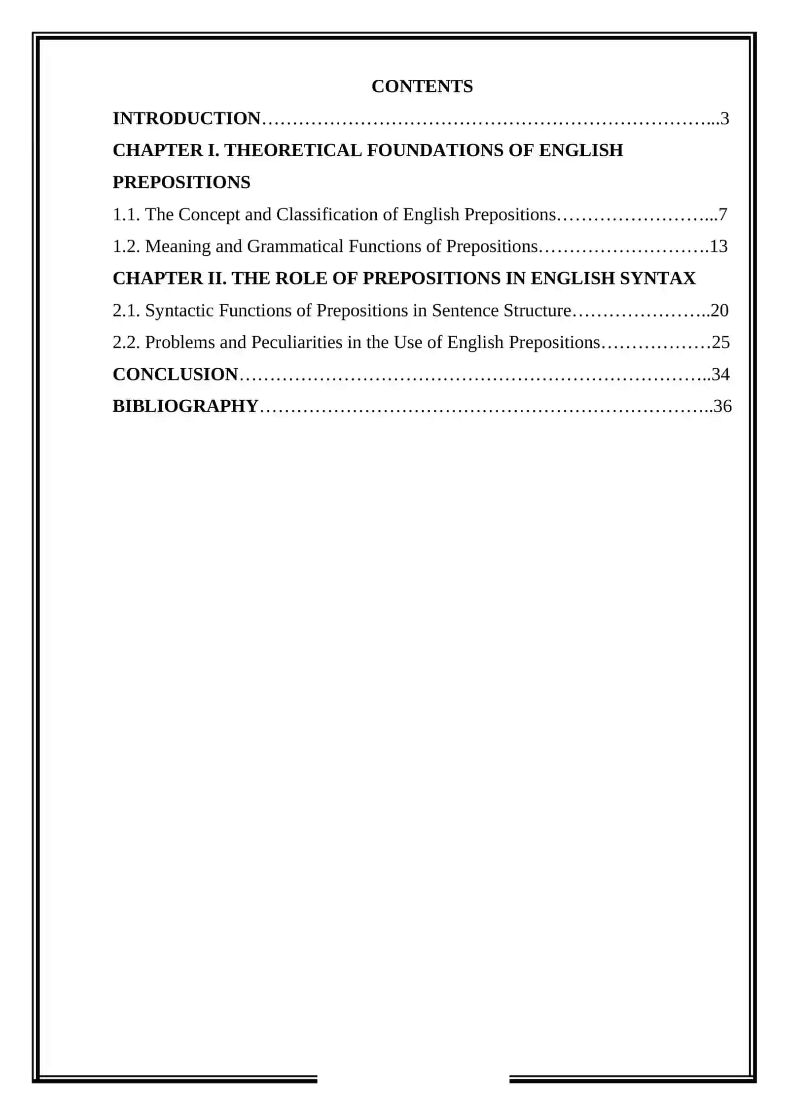 The Grammer of English prepositions their meaning, function and role in syntax 2