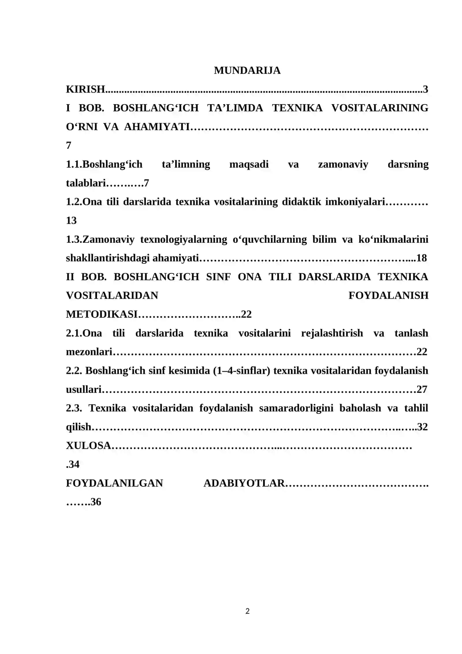 Boshlang'ich sinf ona tili darslarida texnika vositalaridan foydalanish metodikasi 2