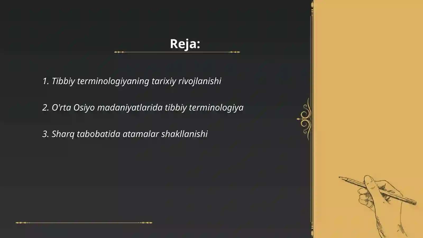 Tibbiy terminologiya tarixi 2