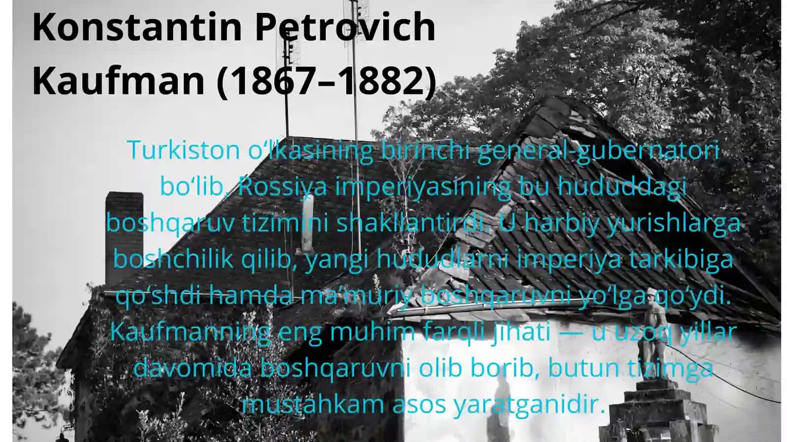 Turkiston o‘lkasida 1867–1917 yillarda faoliyat yuritgan general-gubernatorlar 2