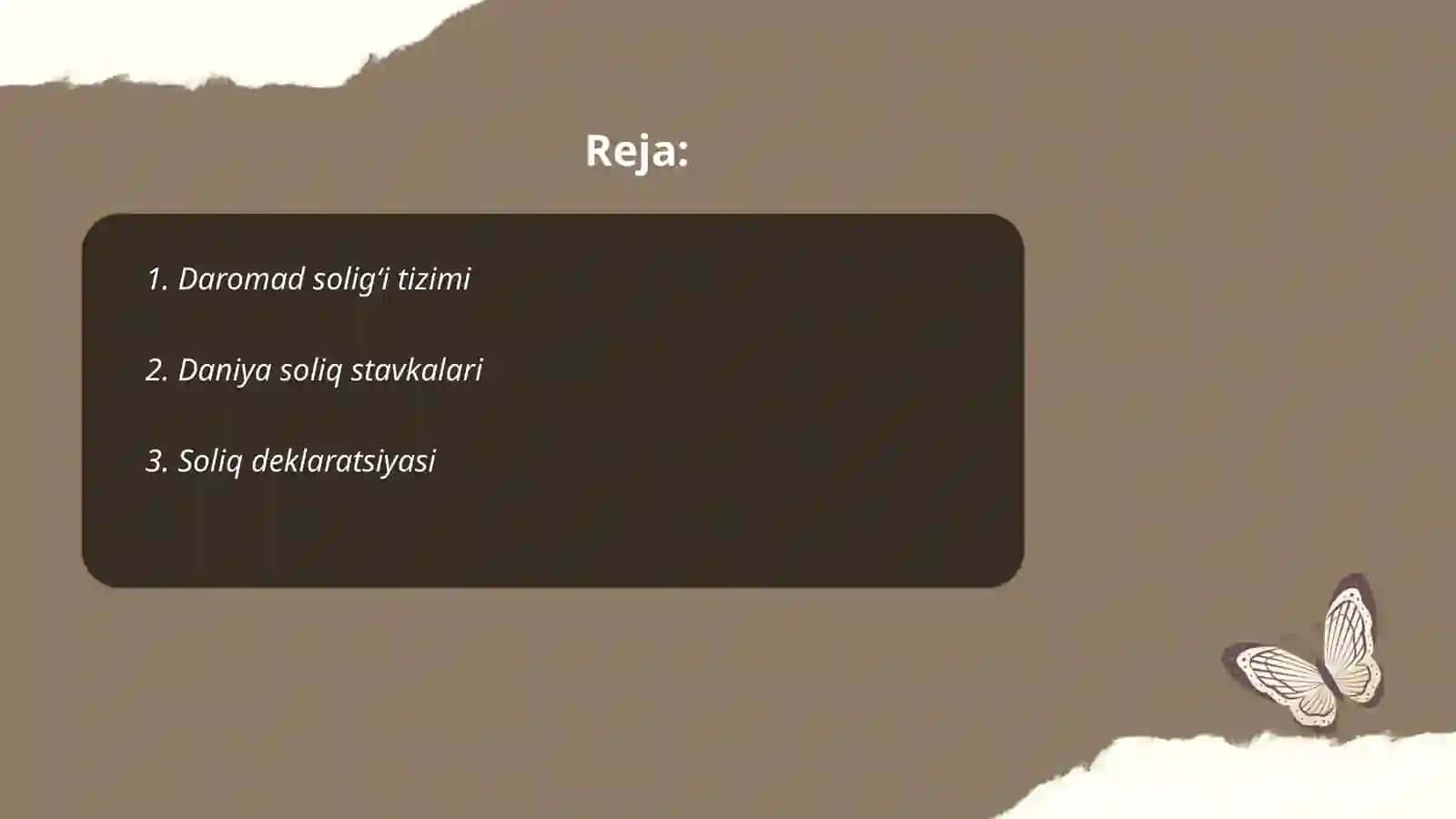 Daromad soligʻi tizimi 2