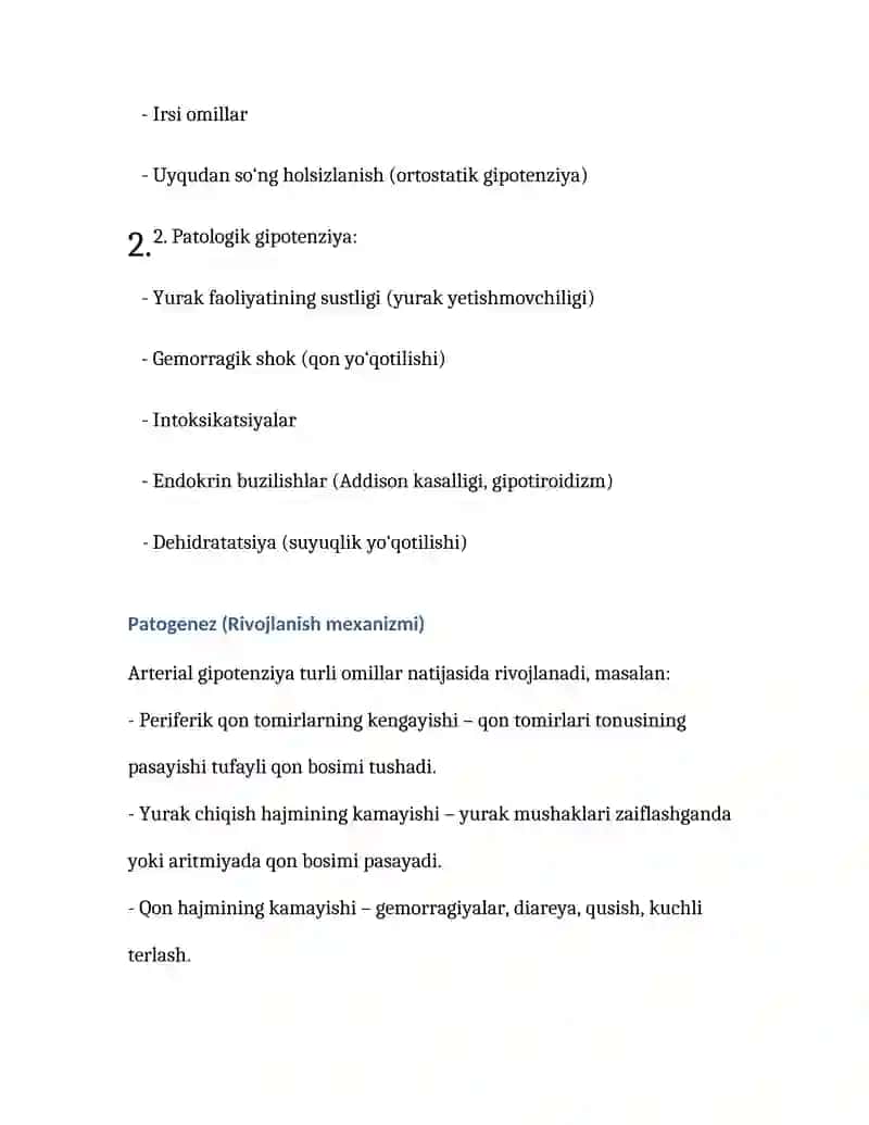 Arterial Gipotenziya 2