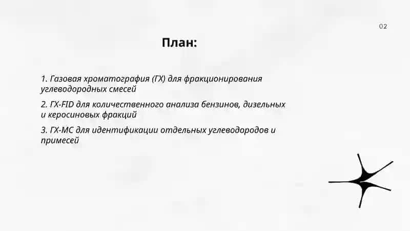 ПРИМЕНЕНИЯ ХРОМОТОГРАФИЧЕСКИХ МЕТОДОВ В АНАЛИЗЕ УГЛЕВОДОРОДОВ 2