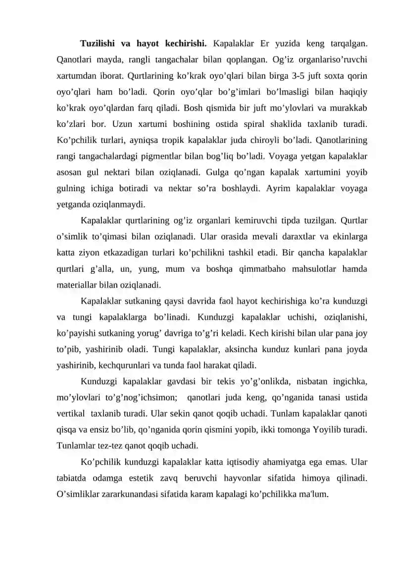 Pardaqanotlilar turkumi vakillari 2