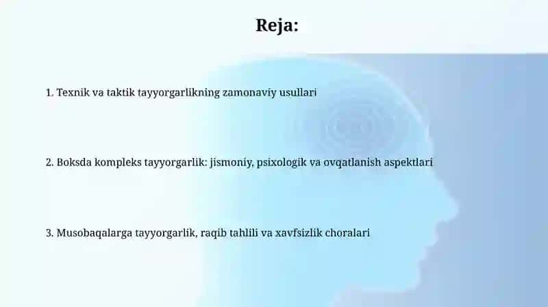 Boksda texnik va taktik tayyorgarlikni takomillashtirish: Tarixiy rivojlanish va zamonaviy tendentsiyalar 2