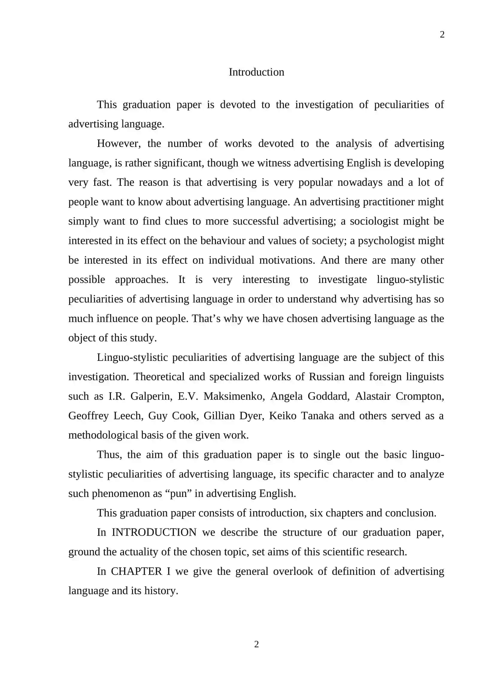 LINGUISTIC FEATURES OF ADVERTISING TEXTS ON THE EXAMPLE OF ENGLISH AND UZBEK 2