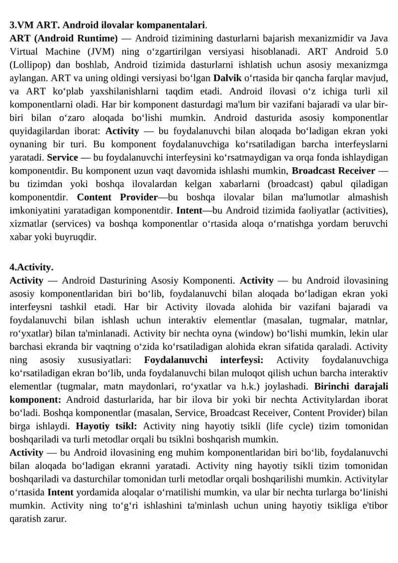 Mobil operatsion tizimlarining rivojlanish tarixi 2