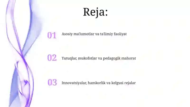 34 MTTTarbiyachisiMirzakbarovaYoqitxoning1yillikpizintatsiyasi 2