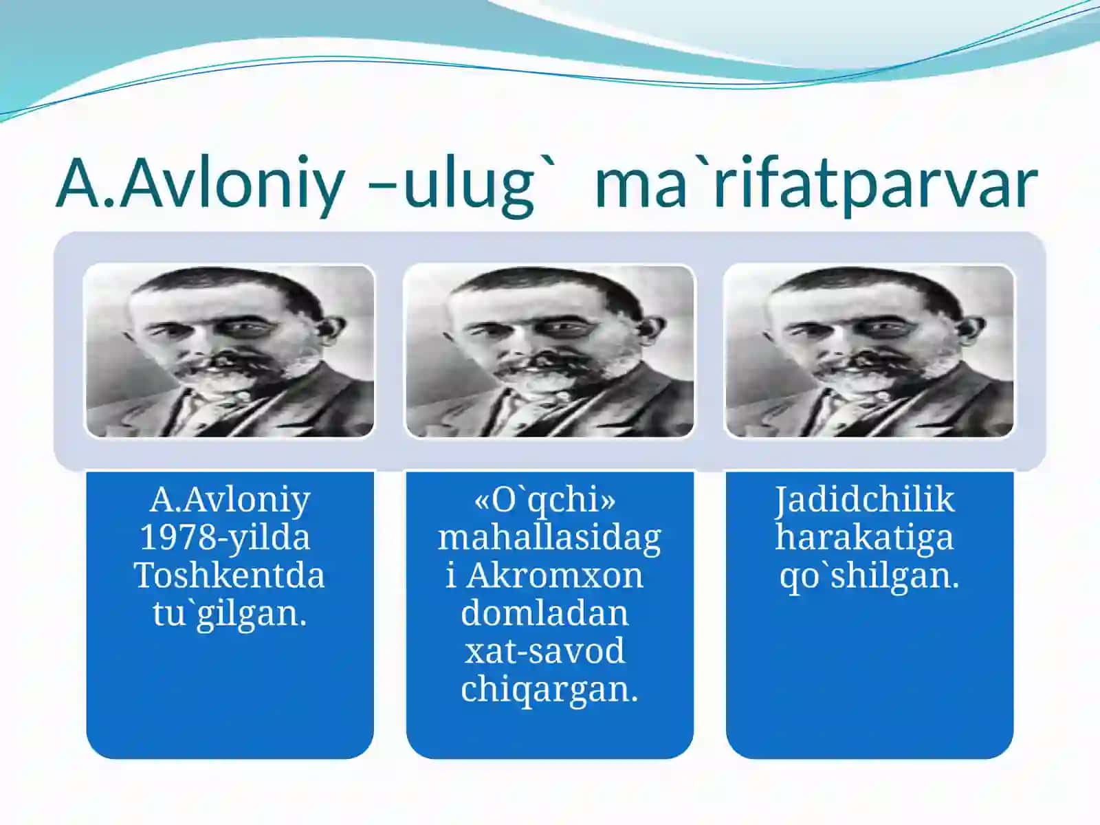Abdulla Avloniy hayoti va ijodi 2