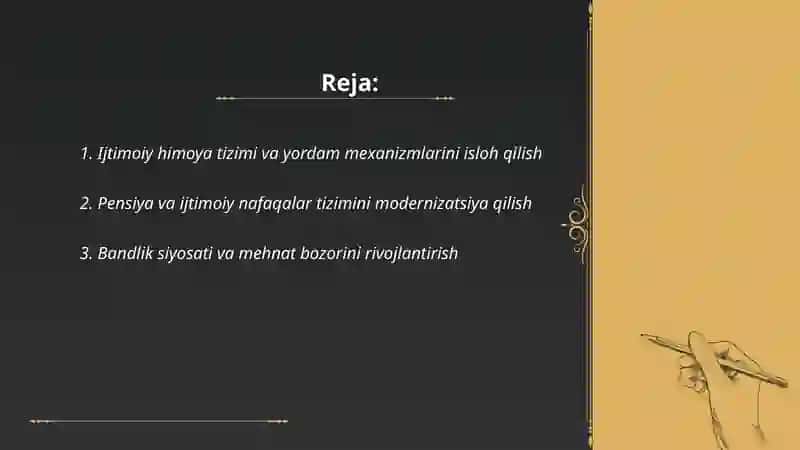 Oʻzbekistonda ijtimoiy sohada amalga oshirilayotgan oʻzgarishlar mazmun va mohiyati 2