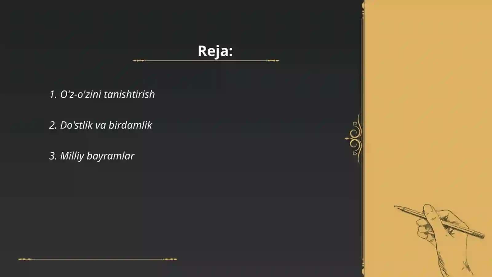 2-sinf Tarbiya darsligini oʻrganish 2