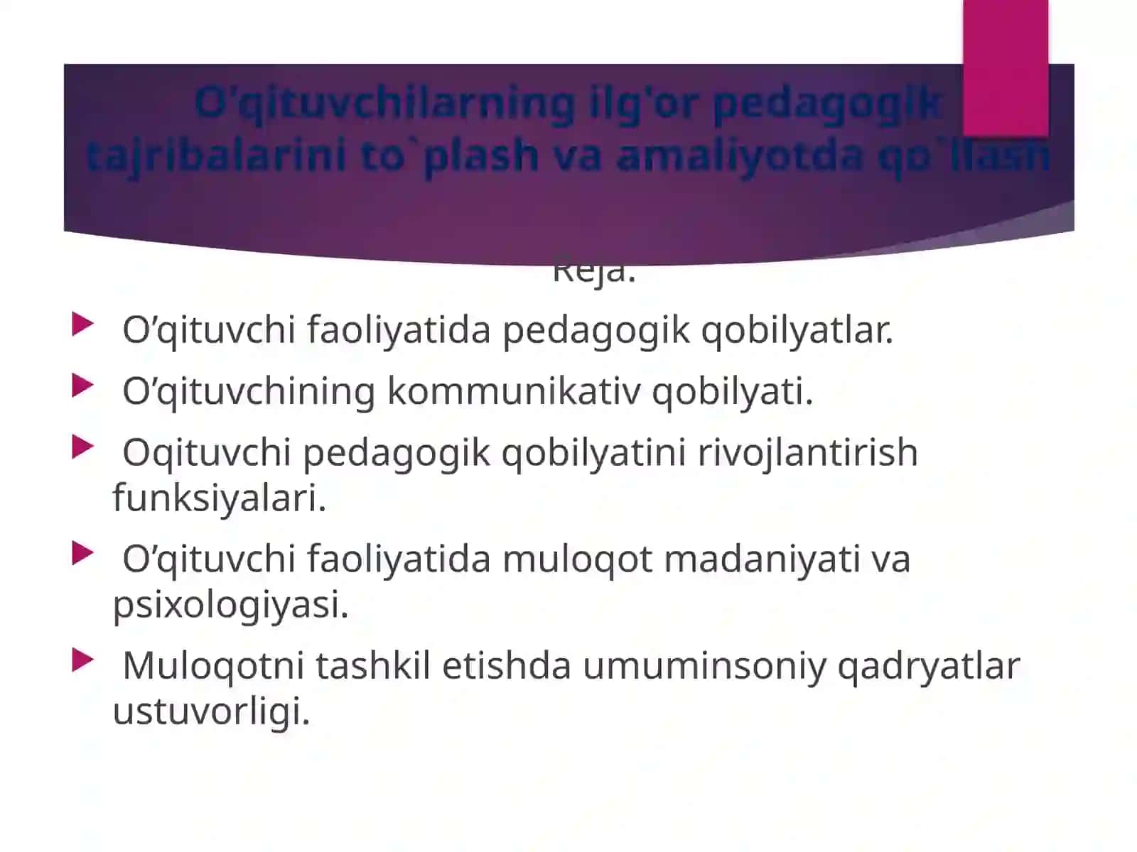 Tabiiy fanlar fakulteti Geografiya va Iqtisodiy bilim asoslari 2