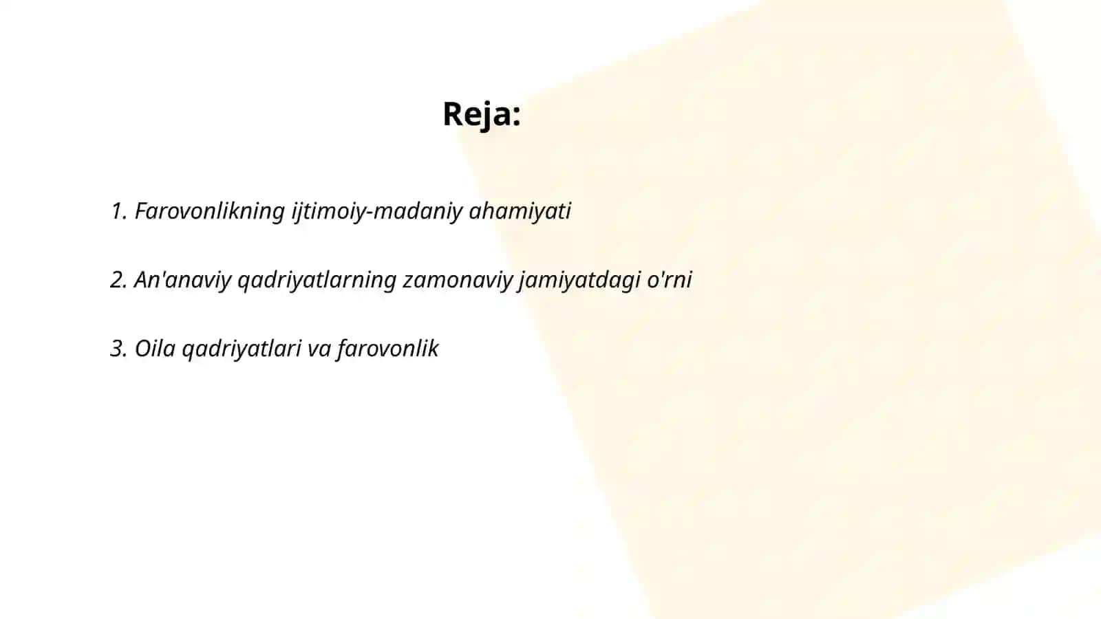 Farovonlikning ijtimoiy-madaniy jihatlari: an'analar, qadriyatlar, muloqot 2