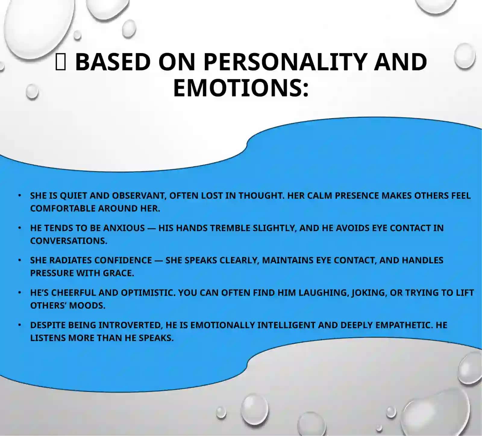 Personality and Emotions 2