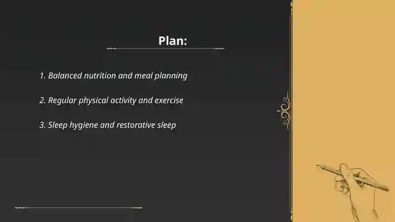 Balanced nutrition and meal planning 2