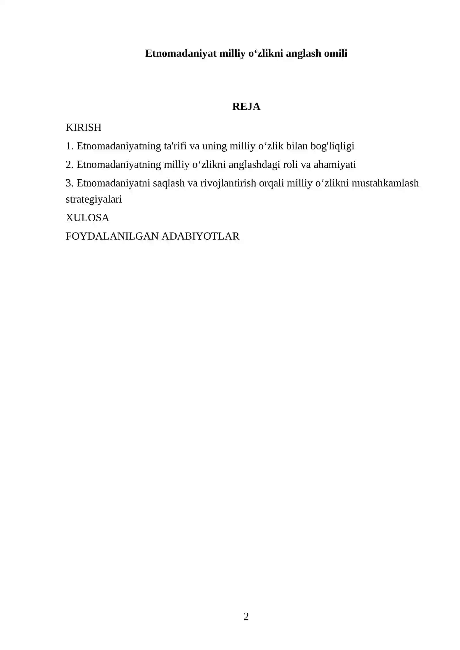 Etnomadaniyat milliy oʻzlikni anglash omili 2