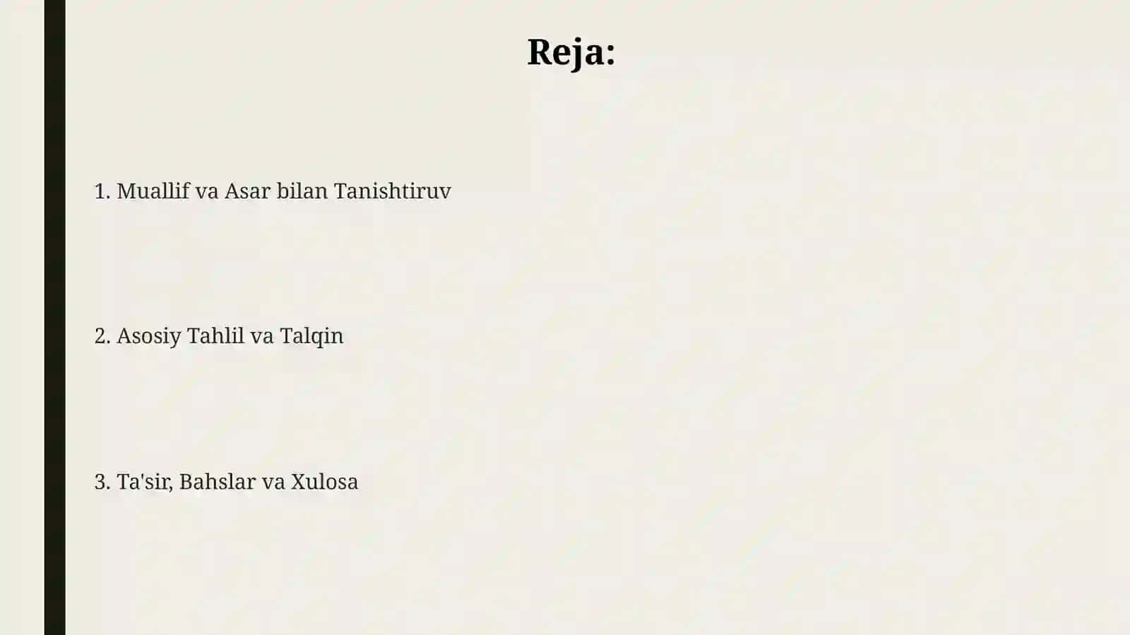 Pushkin, L.Tolstoy va hk.ning ijod mahsullari bo‘yicha tahliliy taqdimotlarga tayyorgarlik ko‘rish 2