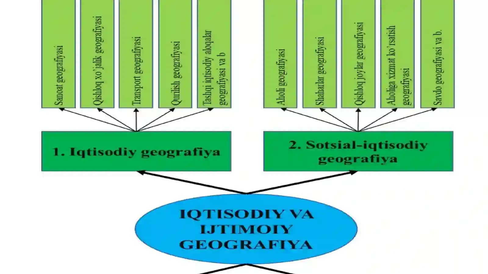 SOtsialgeografiya fanining obyekti, predmeti va fanlar tizimida tutgan O‘rni 2
