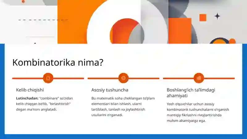 Boshlang‘ich ta’limda kombinatorika elementlarining umumiy masalalari 2