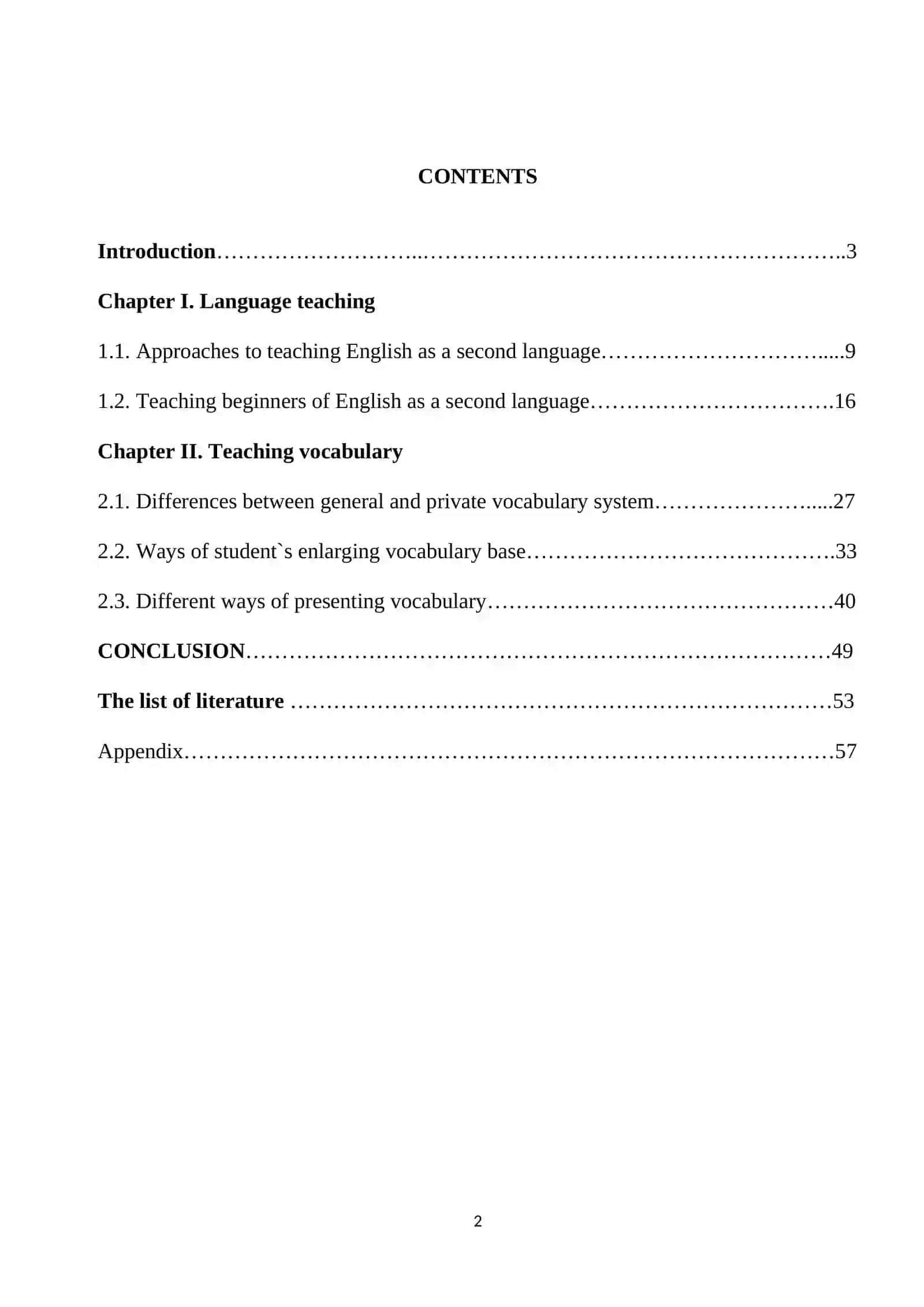 Designing vocabulary tasks for beginners of English as a second language 2