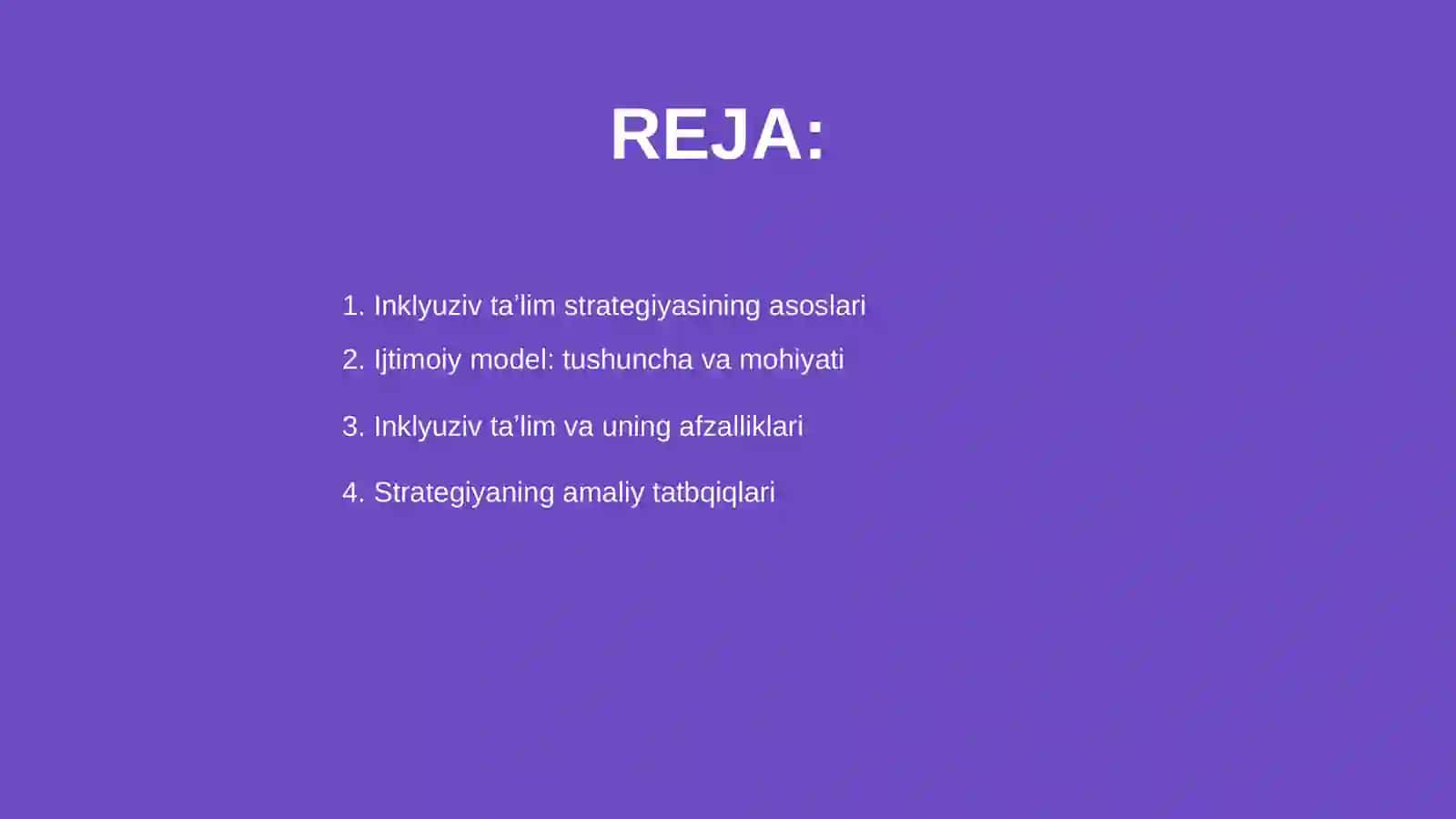 Inklyuziv taʼlim strategiyasining ijtimoiy modeli 2