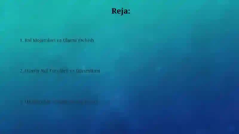 Oiladagi rollar taqsimoti va rolli tuzilish bunga 2